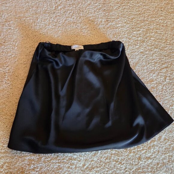 Gianni Bini Charlie Satin High Rise A-Line Slip Mini Skirt - size XS - NEW - Picture 4 of 9